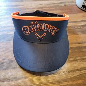 CALLAWAY X Hot Golf Visor, Navy/Orange